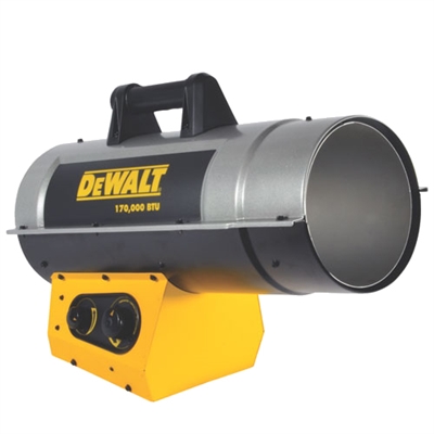 DEWALT 170,000 BTU/HR Forced Air Propane Heater DXH170FAVT